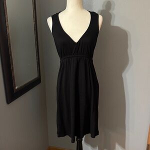 Michael Stars Black V-Neck Maternity Dress
